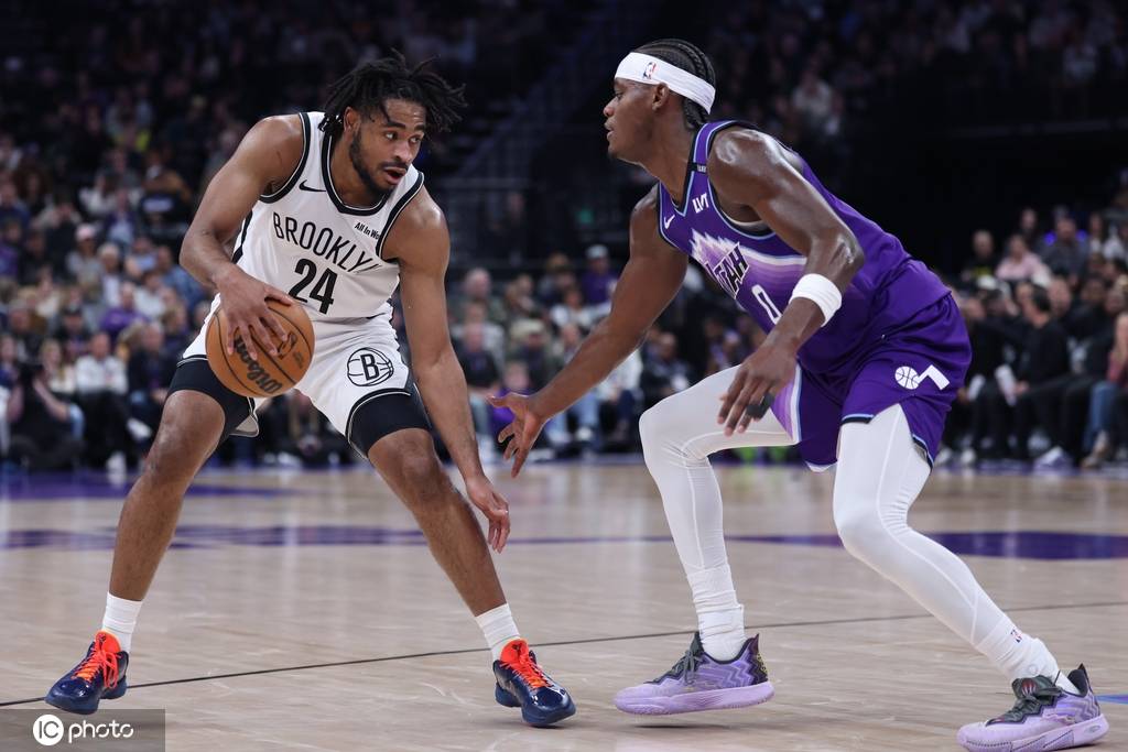 乔治26+7&amp;伤退杰明25+10 篮网轻取爵士止七连败